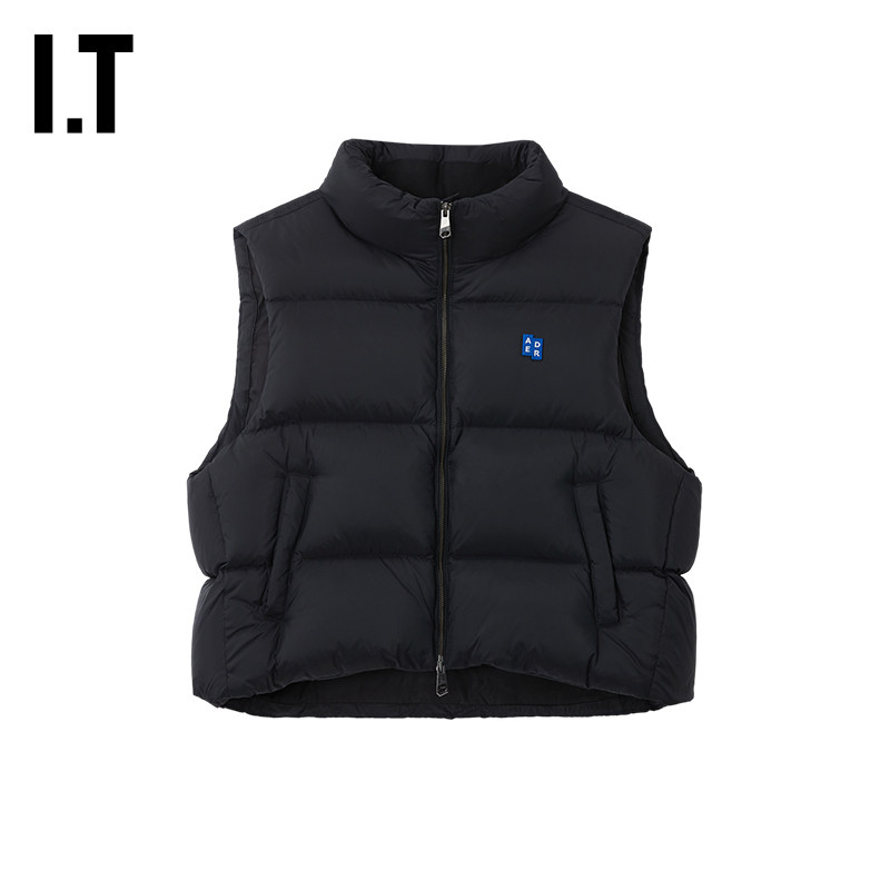 IT ADER error女装立领拉链羽绒马甲新款绗缝羽绒背心0401BKXP,淘宝优惠券,粉丝福利购,淘宝优惠卷