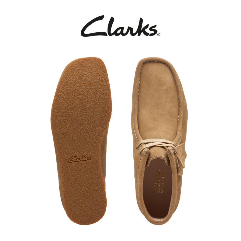 Clarks其乐WALLABEE EVO女鞋短靴复古潮流舒适高帮袋鼠厚底鞋 - 图3