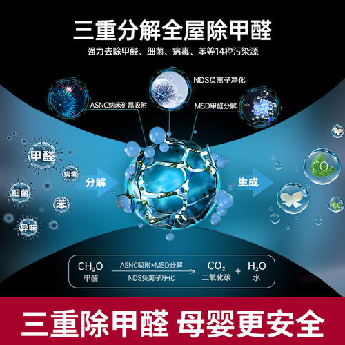 Nocenbeger诺森柏格空气净化器家用除甲醛UV除菌0臭氧净化G6PLUS - 图1