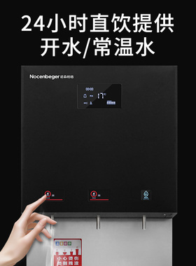 诺森柏格学校医院商用立式净饮反渗透400G三龙头净化加热一体机