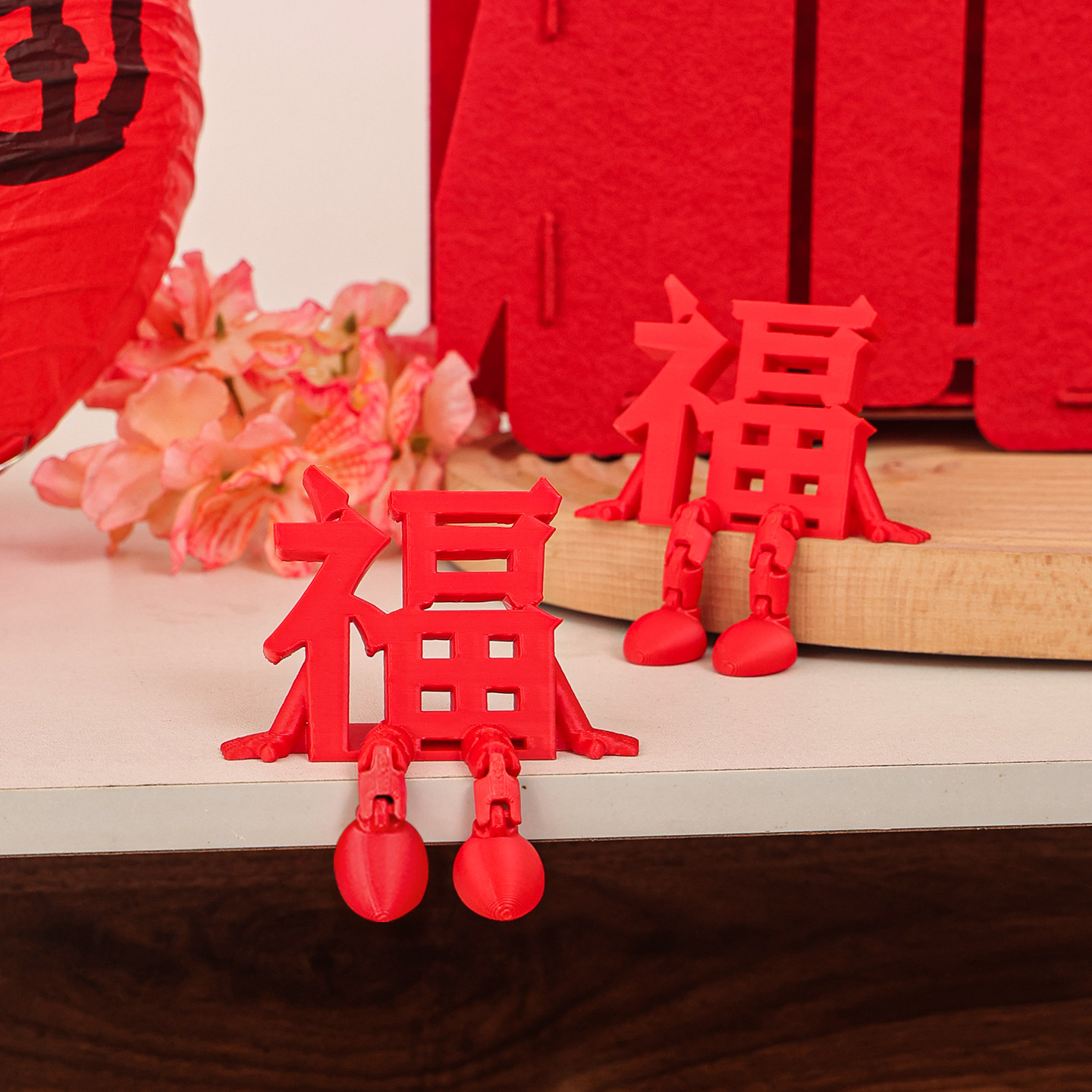 新年立体福字桌面摆件2026新款马年装饰小摆件客厅玄关布置氛围感,淘宝优惠券,粉丝福利购,淘宝优惠卷