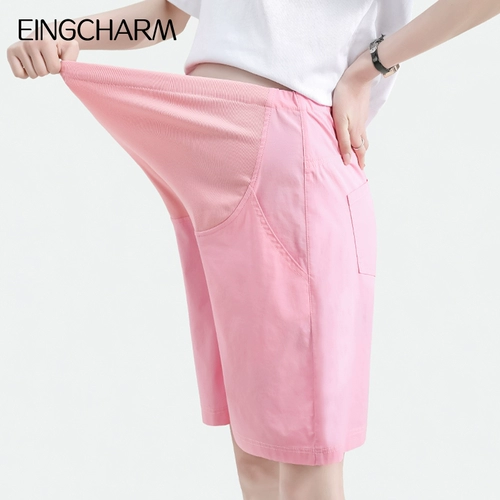 Летние тонкие шорты для беременных для отдыха, небольшие штаны, большой размер, свободный крой, подходит для подростков