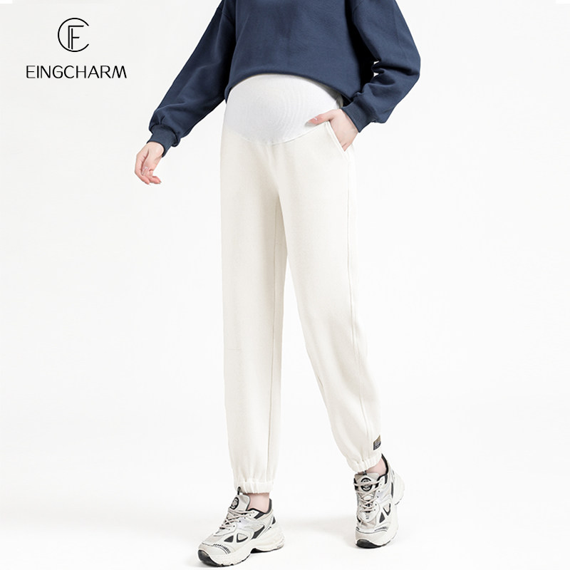 春秋外穿宽松休闲束脚潮妈孕妇裤子 茵魅孕妇灯笼裤