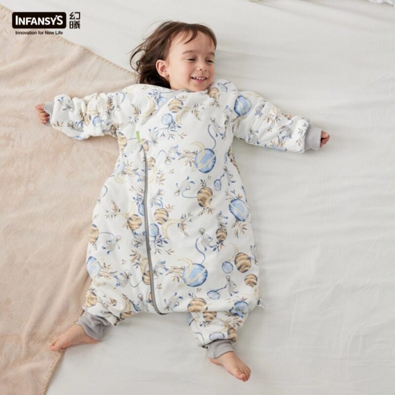幻曦儿童睡袋秋冬恒温保暖婴儿防惊跳襁褓