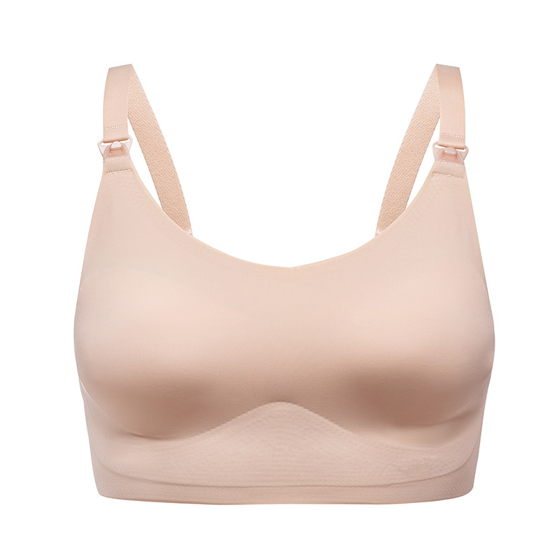 幻曦孕妇怀孕期光面无痕云朵杯文胸 幻曦哺乳文胸