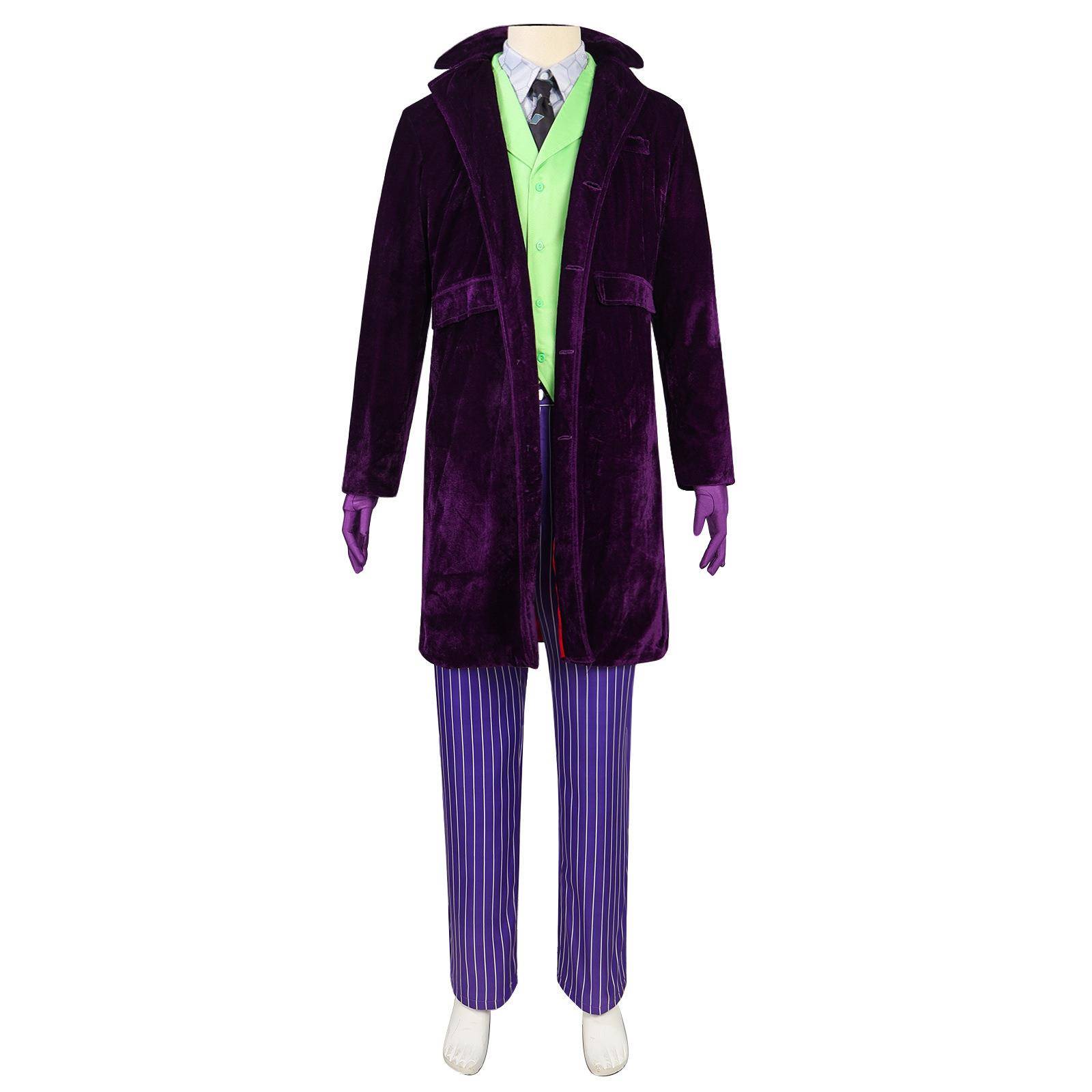 万圣节蝙蝠侠cos服黑暗骑士加厚外套希斯莱杰小丑cosplay表演服 - 图2