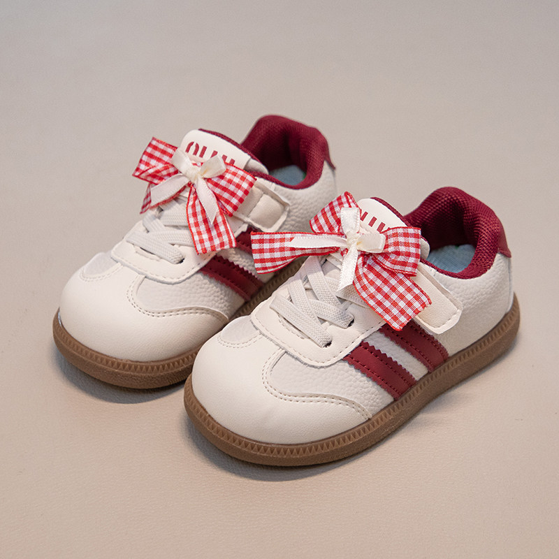 女童运动鞋2026春季新款韩版软底花朵德训板鞋小白鞋儿童休闲鞋潮,淘宝优惠券,粉丝福利购,淘宝优惠卷