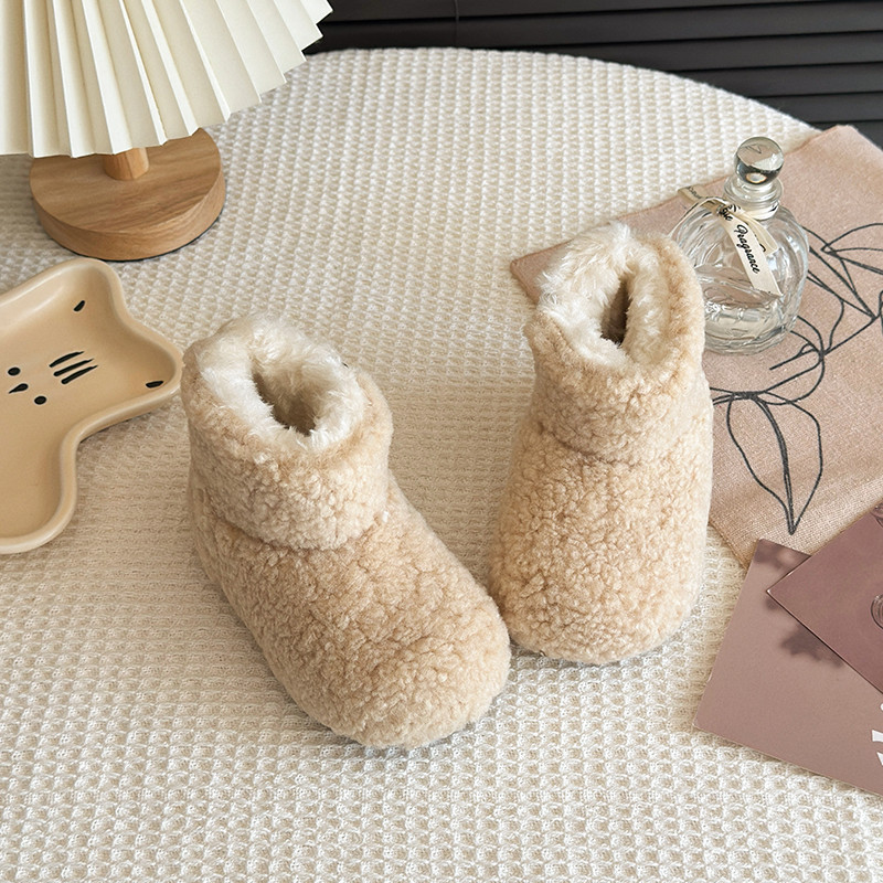 女童毛毛靴2025冬季新款儿童加绒保暖棉靴宝宝舒适百搭防滑大棉鞋,淘宝优惠券,粉丝福利购,淘宝优惠卷