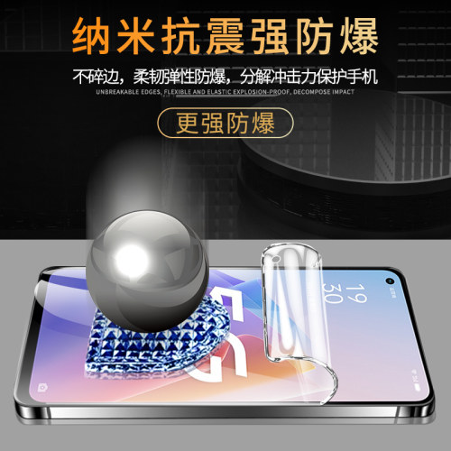 闪擎适用oppoa96水凝膜5G全包边防摔a96手机膜高清抗蓝光屏保PFUM10钢化膜全屏全覆盖防爆保护0pp0防指纹软膜 - 图1
