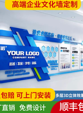 企业文化墙定制公司形象墙