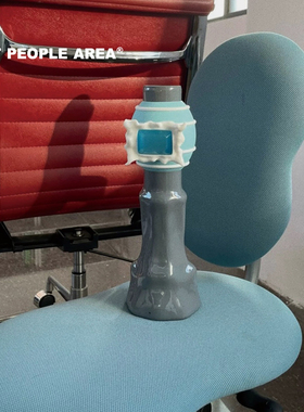 SPA家居氛围感炭灰色花瓶摆件