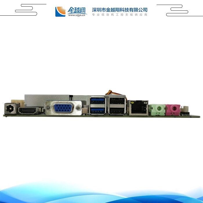 低功耗迷你工控主板酷睿I3 2代2330M DC供电薄板 8个USB默认2串 - 图1