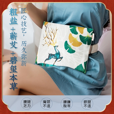 【今日特卖】新款电热艾盐热敷包