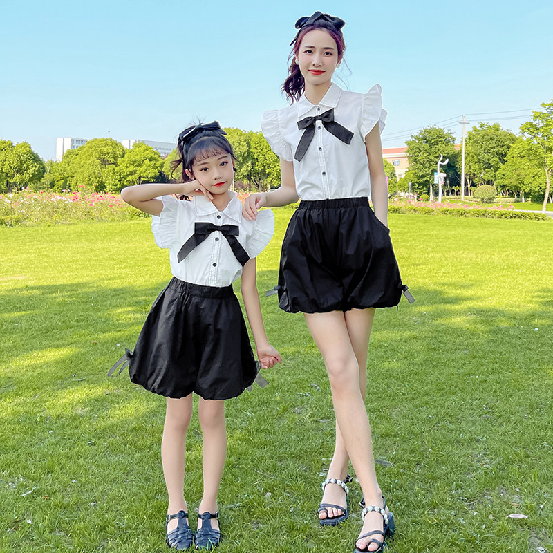 高端不一样2022新款母女装潮连衣裙 靓钰儿亲子装/亲子时装