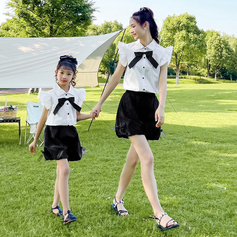 高端不一样2022新款母女装潮连衣裙 靓钰儿亲子装/亲子时装
