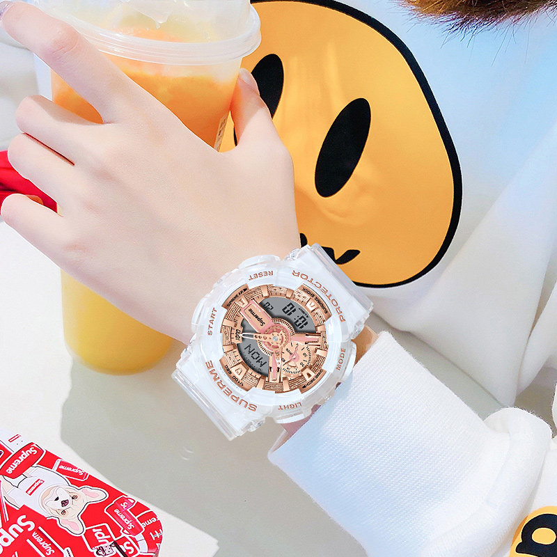 手表女初高中学生潮流电子独角兽 tirense国产腕表