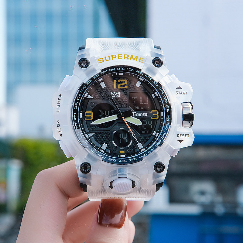 青少年电子男学生潮流多功能手表 tirense国产腕表