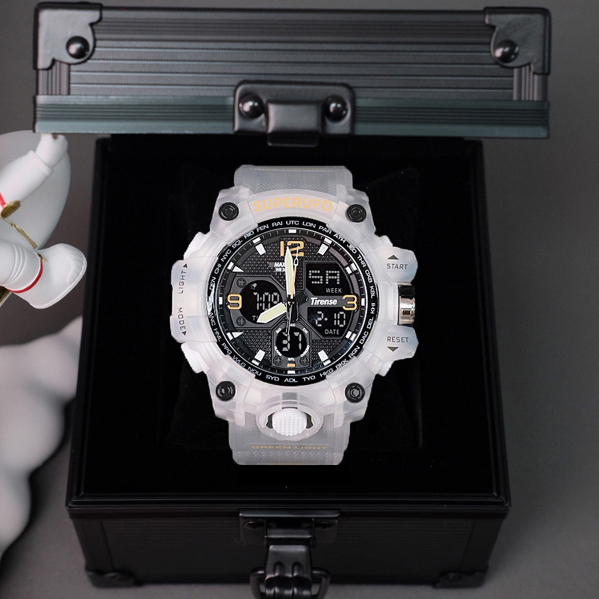 青少年电子男学生潮流多功能手表 tirense国产腕表