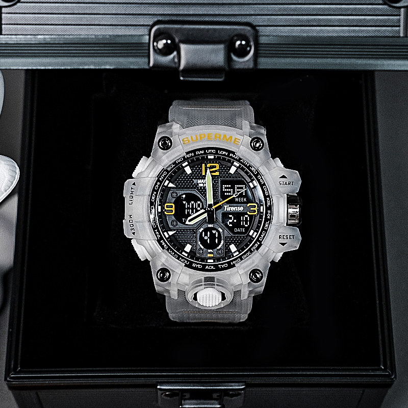 青少年电子男学生潮流多功能手表 tirense国产腕表