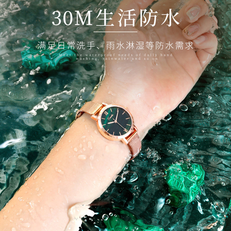 ins风正品女士手表 依文琳手表国产腕表