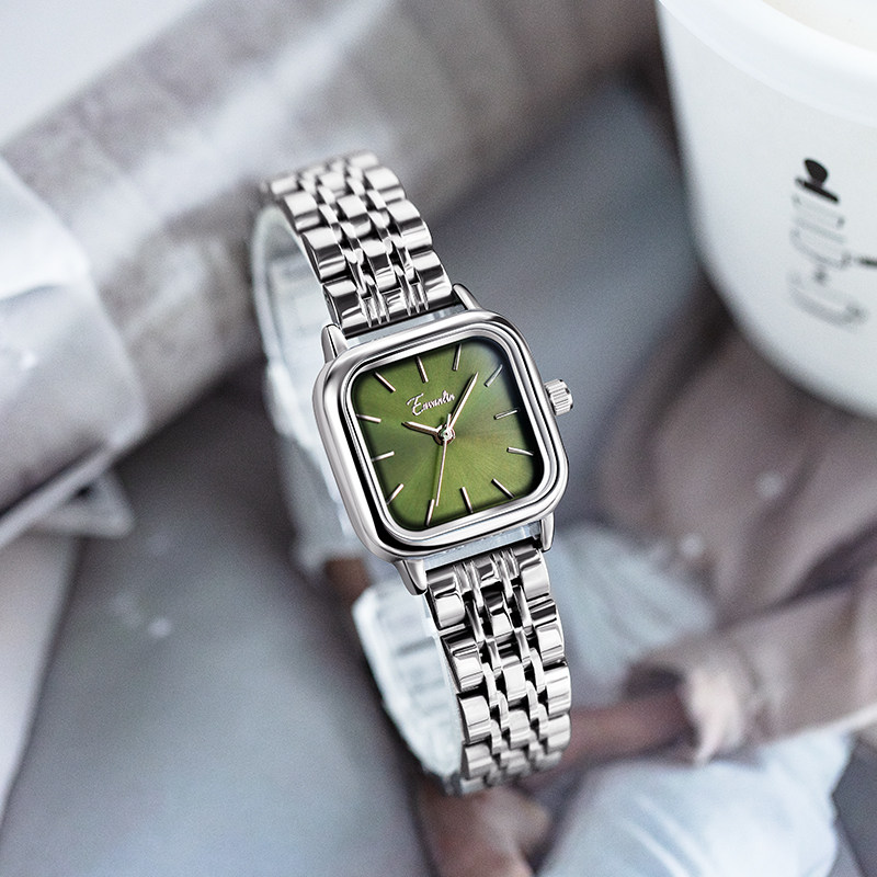 小众高级感钢带气质简约学生风手表 依文琳手表国产腕表