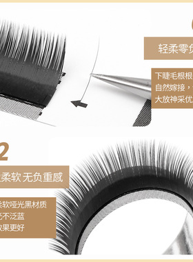 美睫店专用嫁接下睫毛0.05-0.07