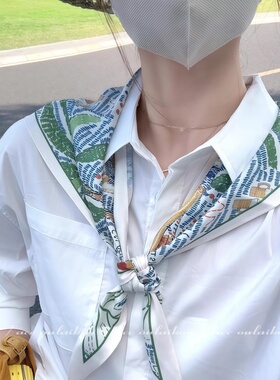 2025新款薄丝巾女春秋韩版百搭