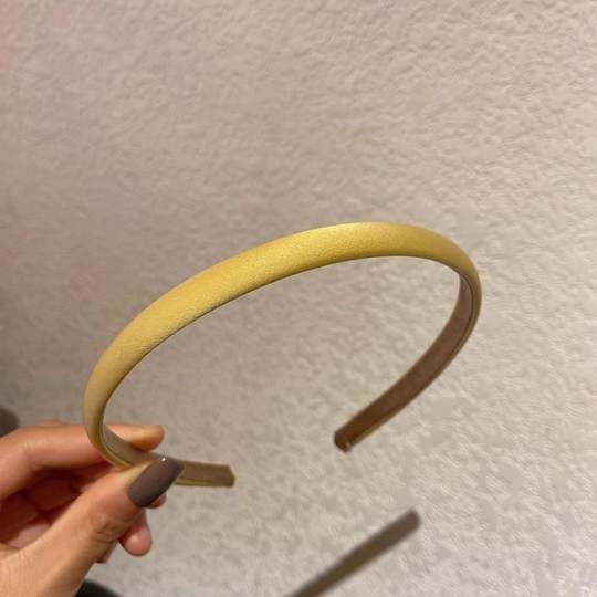 蓝色海边！蓝色缎面细款发箍！复古法式仙气简约发卡头饰女盘发器