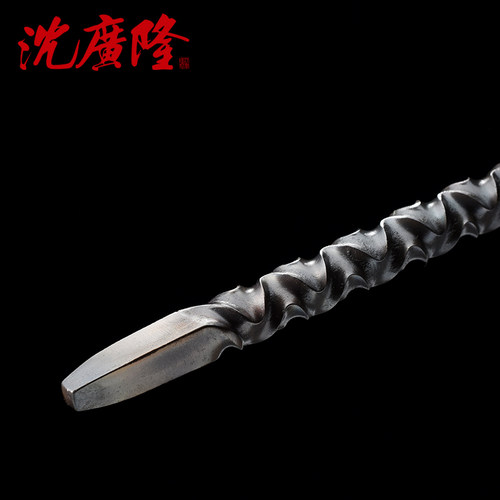 伏魔鞭 单手鞭 花纹钢一体短鞭传统冷兵器 龙泉沈广隆剑 未开刃 - 图3