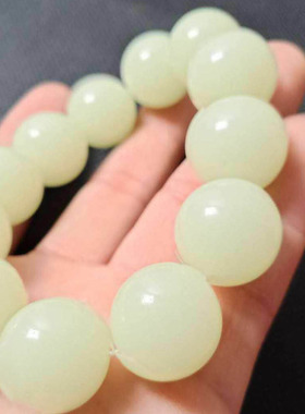 手串绿色超亮会发光小礼品佛珠