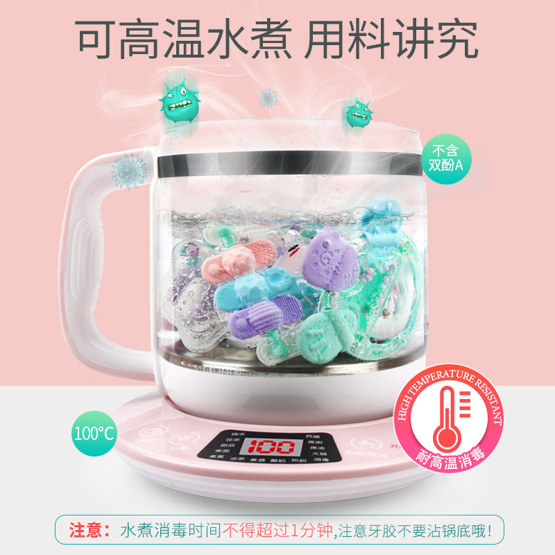 可咬牙胶水煮新生0-6-8个1岁摇铃 骏和祥玩具摇铃