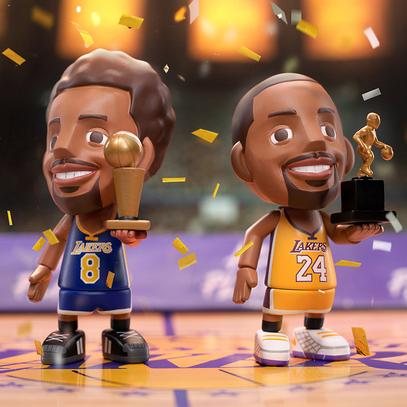 王牌化身NBA科比荣耀生涯盲盒手办篮球球星礼物人偶摆件玩偶_虎窝淘