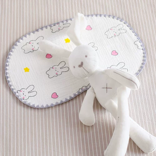 Детская хлопковая марлевая дышащая подушка для новорожденных