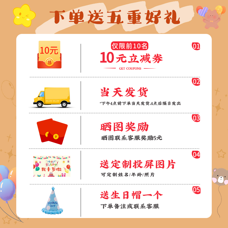 宝宝生日布置场景装饰品气球女孩派对背景墙周岁儿童男孩2仪式感