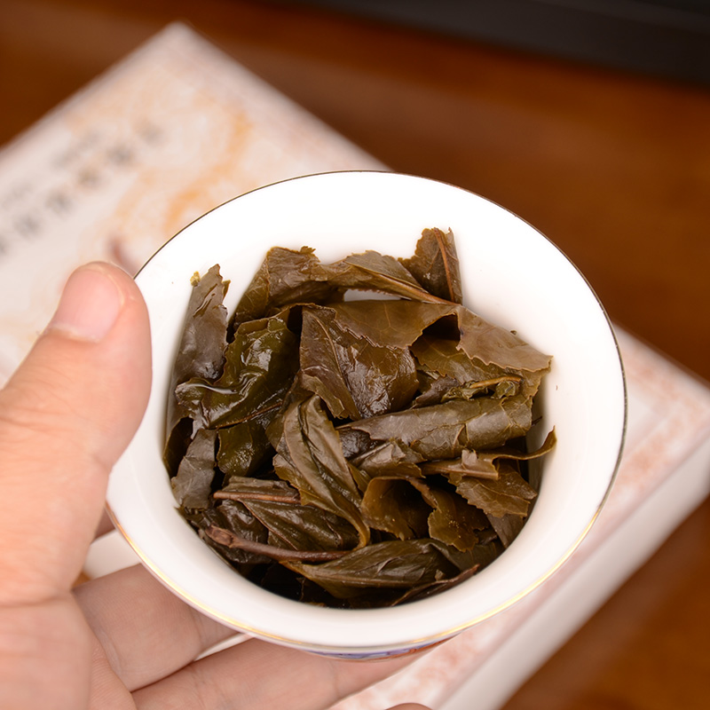 湖南安化黑茶正宗金花茯砖茶2018年荒野1000克一级正品荒野黑茶叶-图1