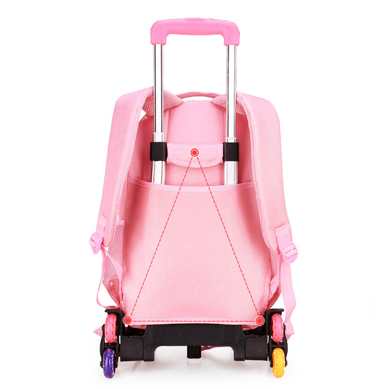 单买可装拉杆的小学生2-3-6女书包 贝町双肩背包