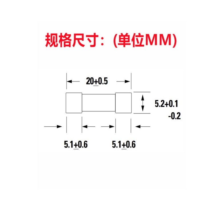 进口力特玻璃陶瓷保险丝管慢熔T1A2A3.15A4A5A6.3A快熔F10A 250V-图0