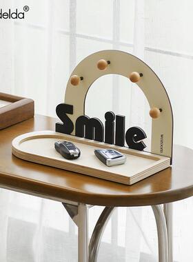 Mandelda玄关钥匙收纳装饰品入户门口鞋柜桌面置物架首饰托 托盘