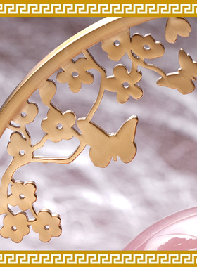 麦玲玲吉庆堂粉之光-桃花许愿球广结良缘事业开运竹水晶球摆件