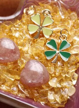 麦玲玲吉庆堂幸福满在心草莓晶夫妻和睦卧室床头桃花星台摆件