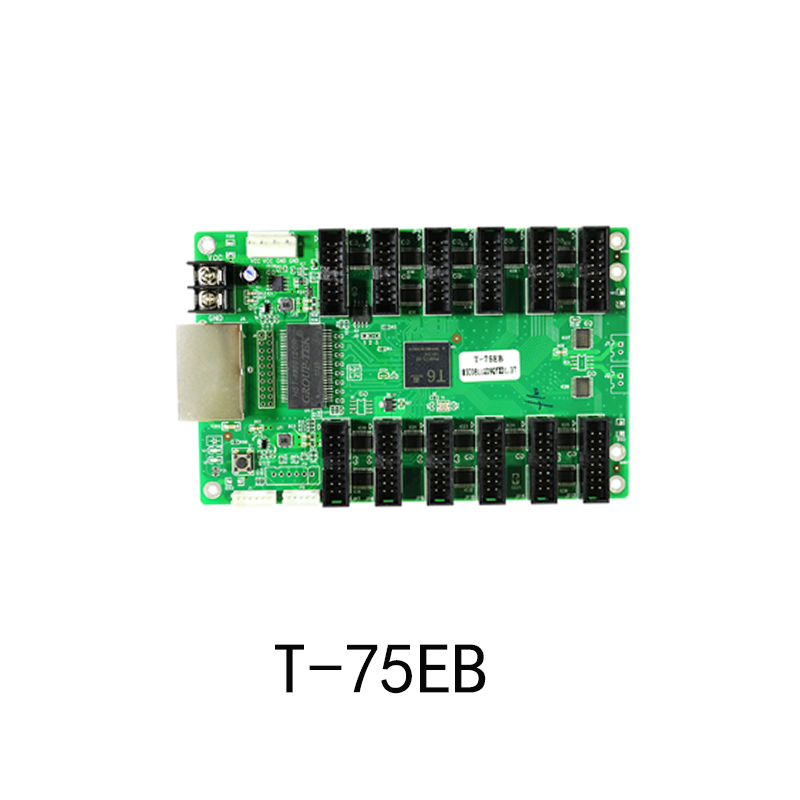 摩西尔T-75EB接收卡全彩led显示屏集12个标准HUB75E接口控制系统 - 图2