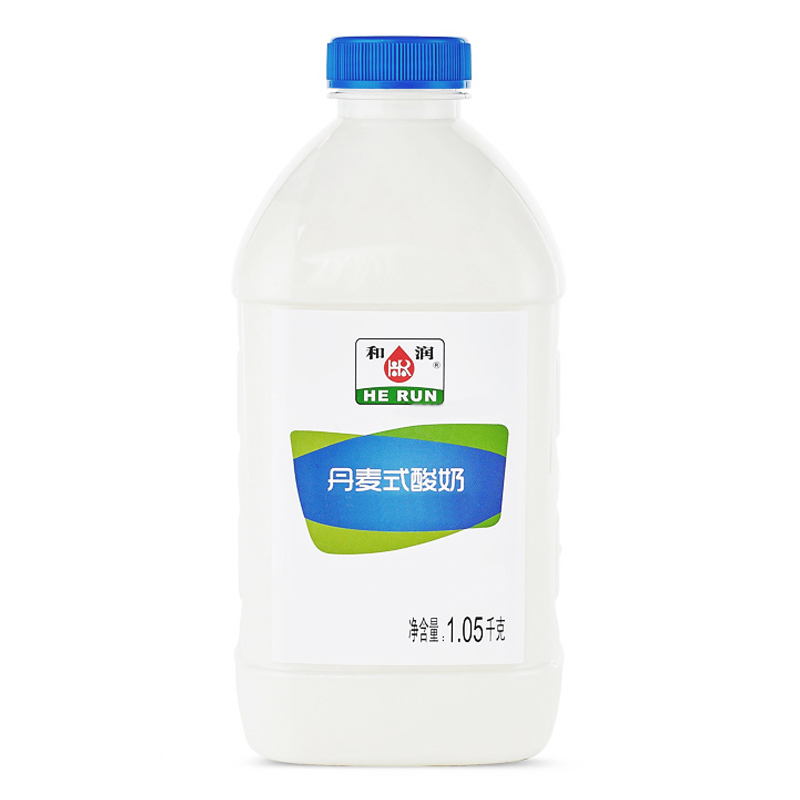 和润丹麦式酸奶低温冷藏风味酸牛奶大瓶家庭装益生菌1.05kg*1瓶 - 图3