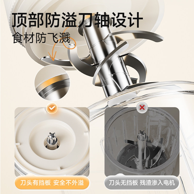 七彩叮当辅食机宝宝辅食机婴儿料理机小型多功能打泥搅拌研磨工具,淘宝优惠券,粉丝福利购,淘宝优惠卷