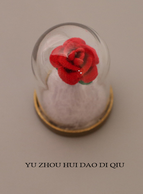 无聊了送一朵玫瑰花给ta！摆件