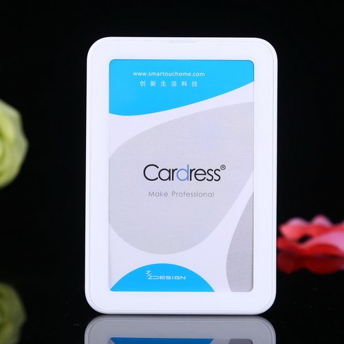 cardress/卡德仕G4B竖版镜面白胸牌卡套配CDH62黑色伸缩扣标签版挂绳航空公司职员胸牌胸卡吊牌保护套带吊绳 - 图2