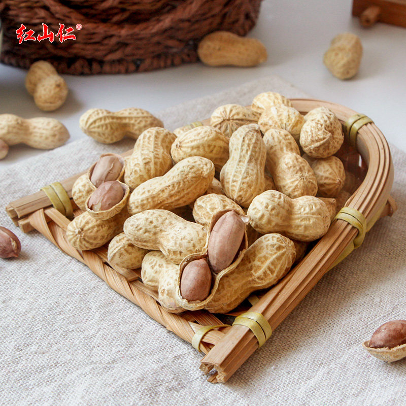 红山仁龙岩花生蒜香多口味带壳咸酥 红山仁花生