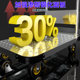 Steel flatbed truck for cargo handling and pressure-resistant trolley