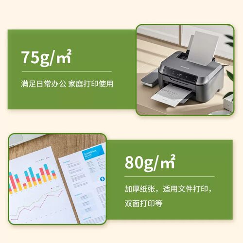 甲骨文无酸复印纸A5 A4打印75g 80g纸a3双面打印进口原纸5包500页/包办公用纸纯木浆白色作业纸学生整箱批发 - 图3