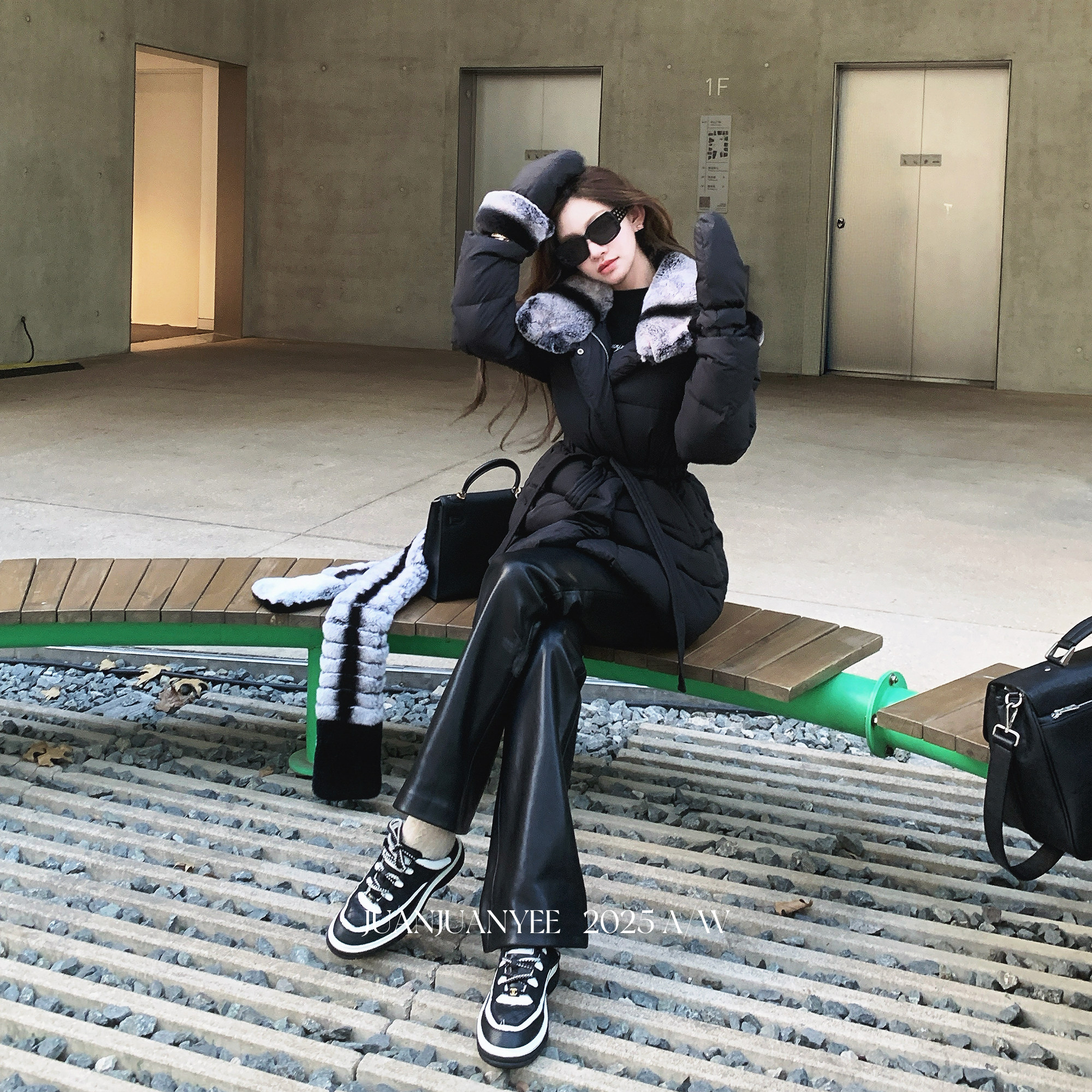 juanjuanyee【肯豆裤】高腰磨毛薄绒弹力微喇皮裤,淘宝优惠券,粉丝福利购,淘宝优惠卷