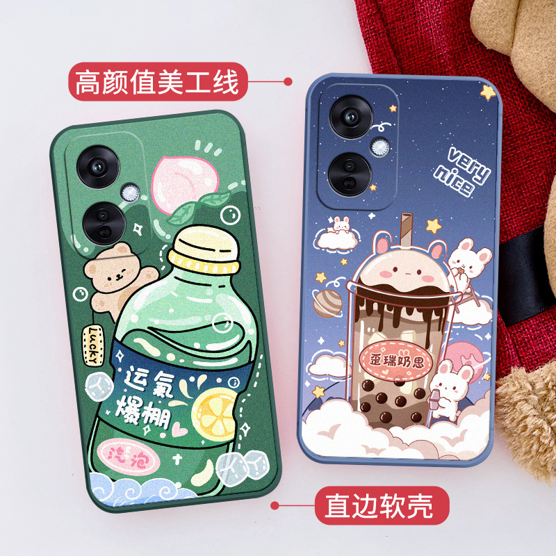 适用于oppok11x手机壳0pp0k1lx卡通PHF11o超薄Oopokl1x新款欧珀K11x软硅胶0ppoK11×小清新PHF110可爱防摔女 - 图2